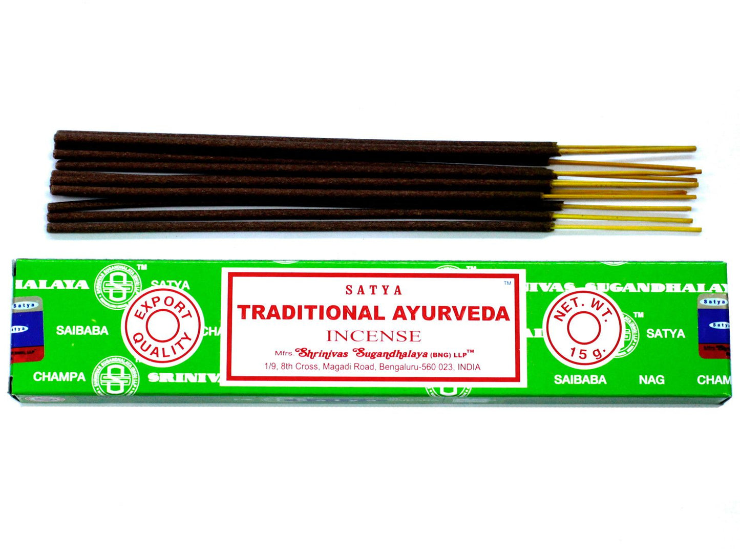 Varillas de Incienso Satya 15gm - Ayurveda Tradicional