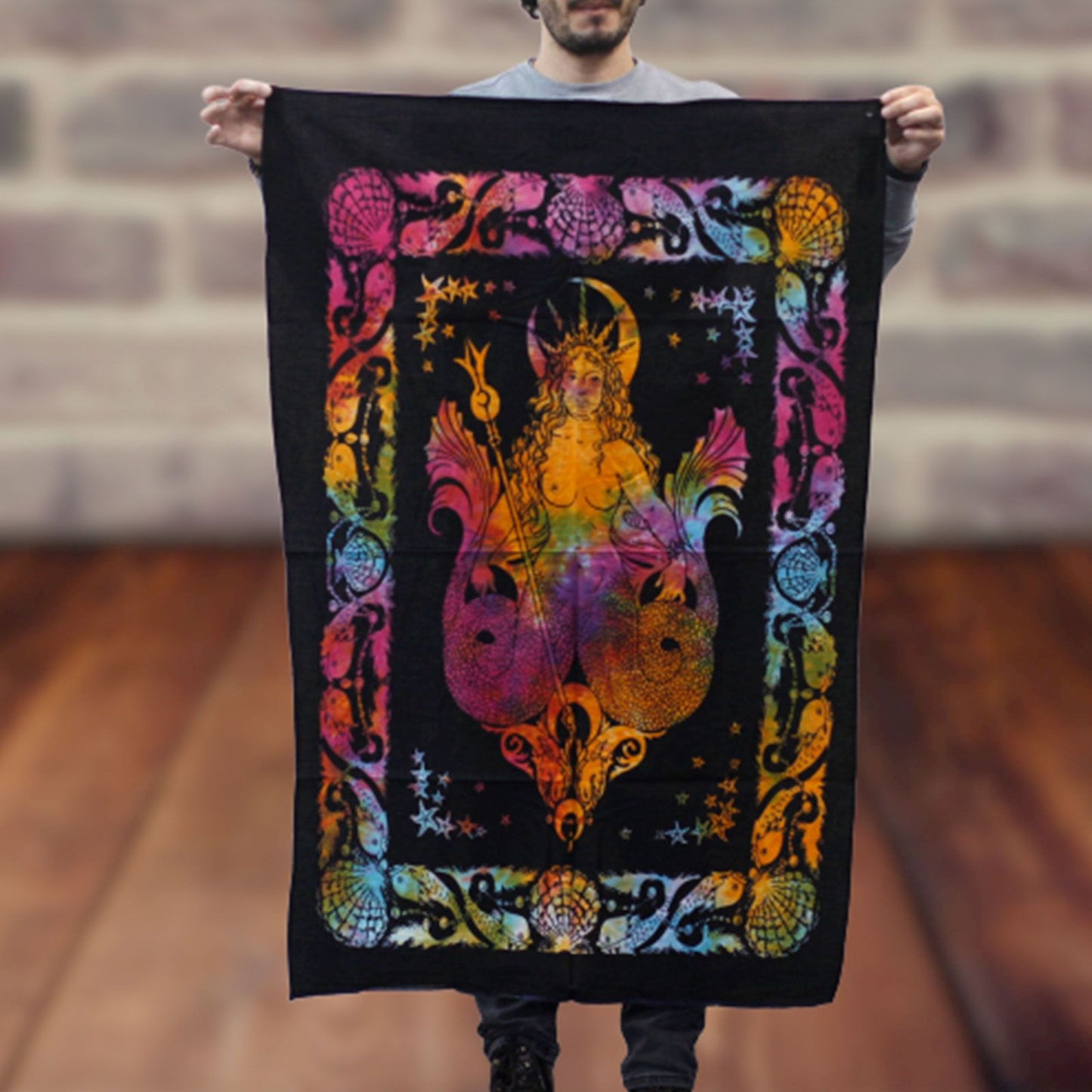 Arte mural de algodón - Sirena