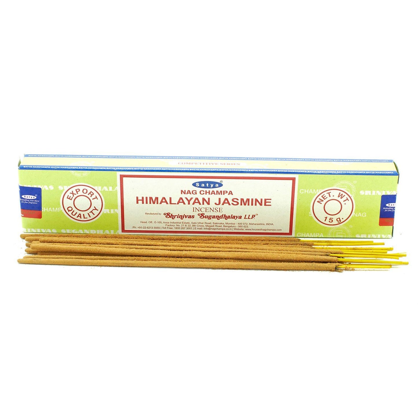 Varillas de Incienso Satya 15g - Jazmín del Himalaya