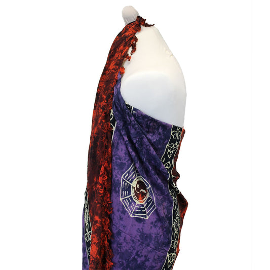 1x Pareo Celta de Bali - Yin y Yang (4 colores surtidos)