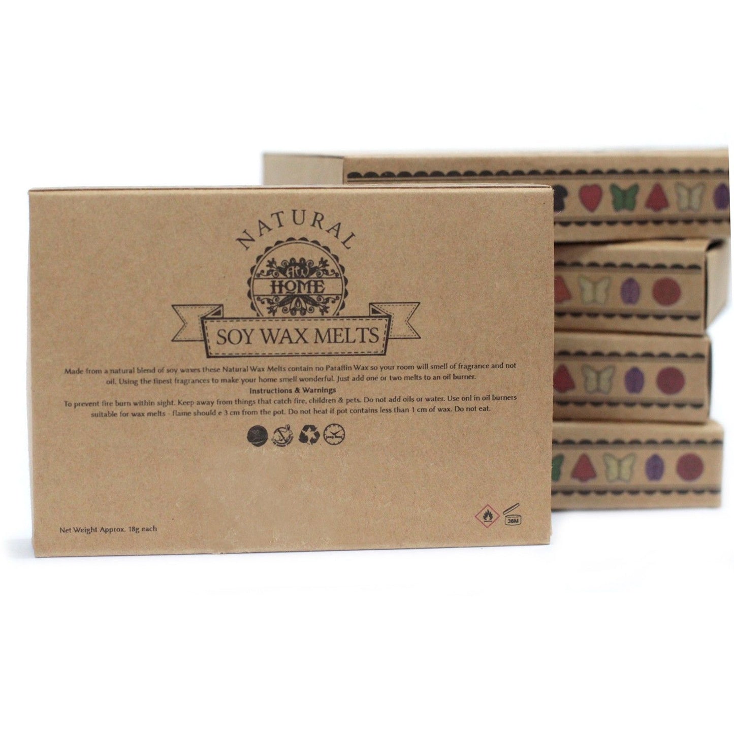 Caja de 6 ceras de Soja - Jengibre