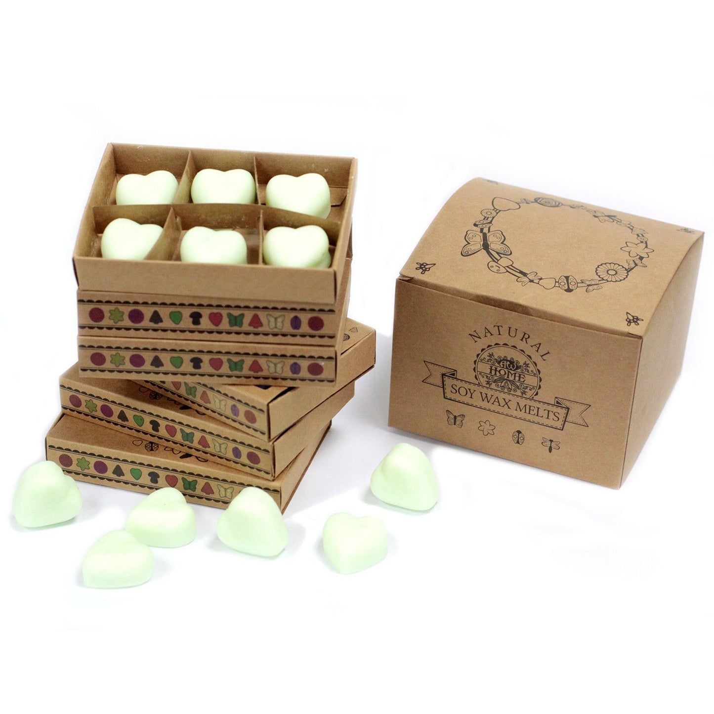Caja de 6 ceras de Soja - Mantequilla De Brandy