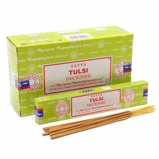 Varillas de Incienso Satya 15gm - Tulsi