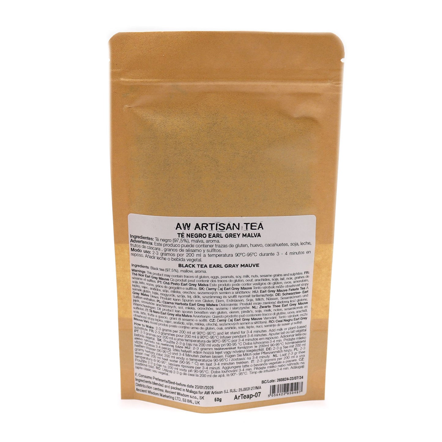 50 g de Earl Grey favorito de Merlín