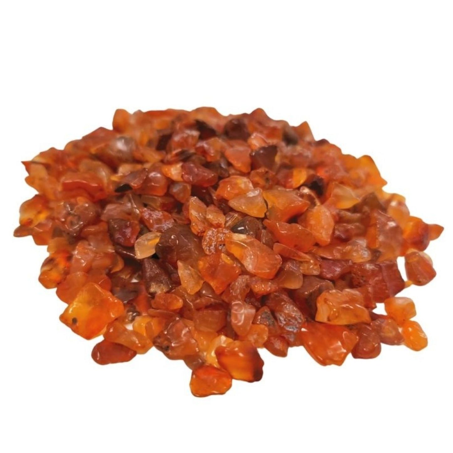 Chips de piedra preciosa de cornalina a granel - 1 kg