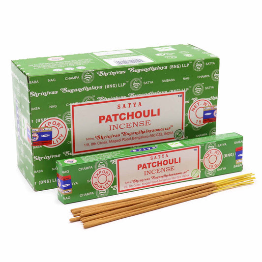 Varillas de Incienso Satya 15gm - Pachulí