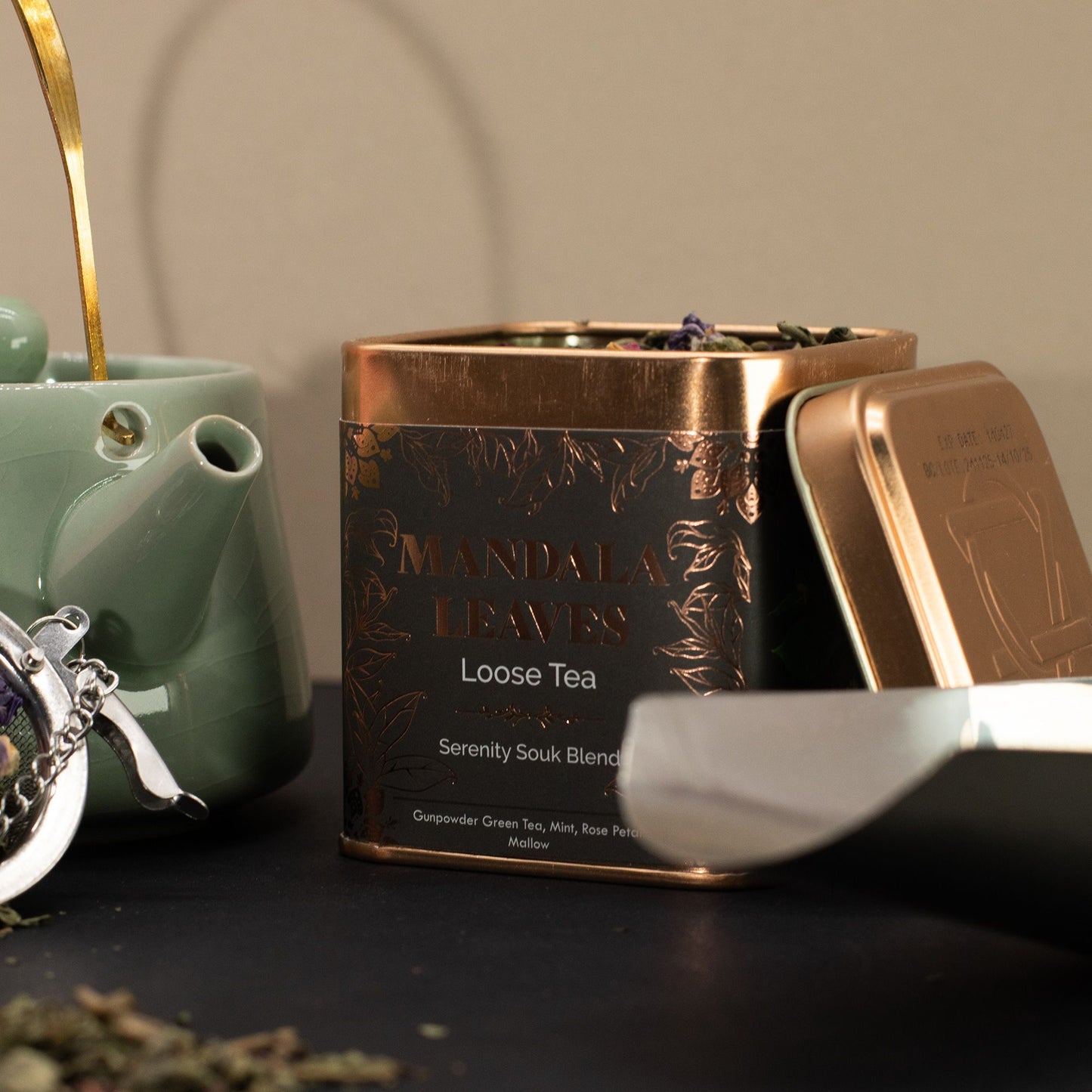 Mezcla de Té Artesanal Serenity Souk- 50gr Lata