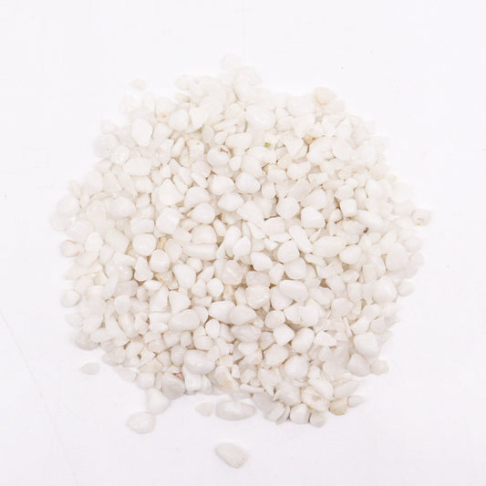 Chips de cuarzo blanco a granel - 1 kg
