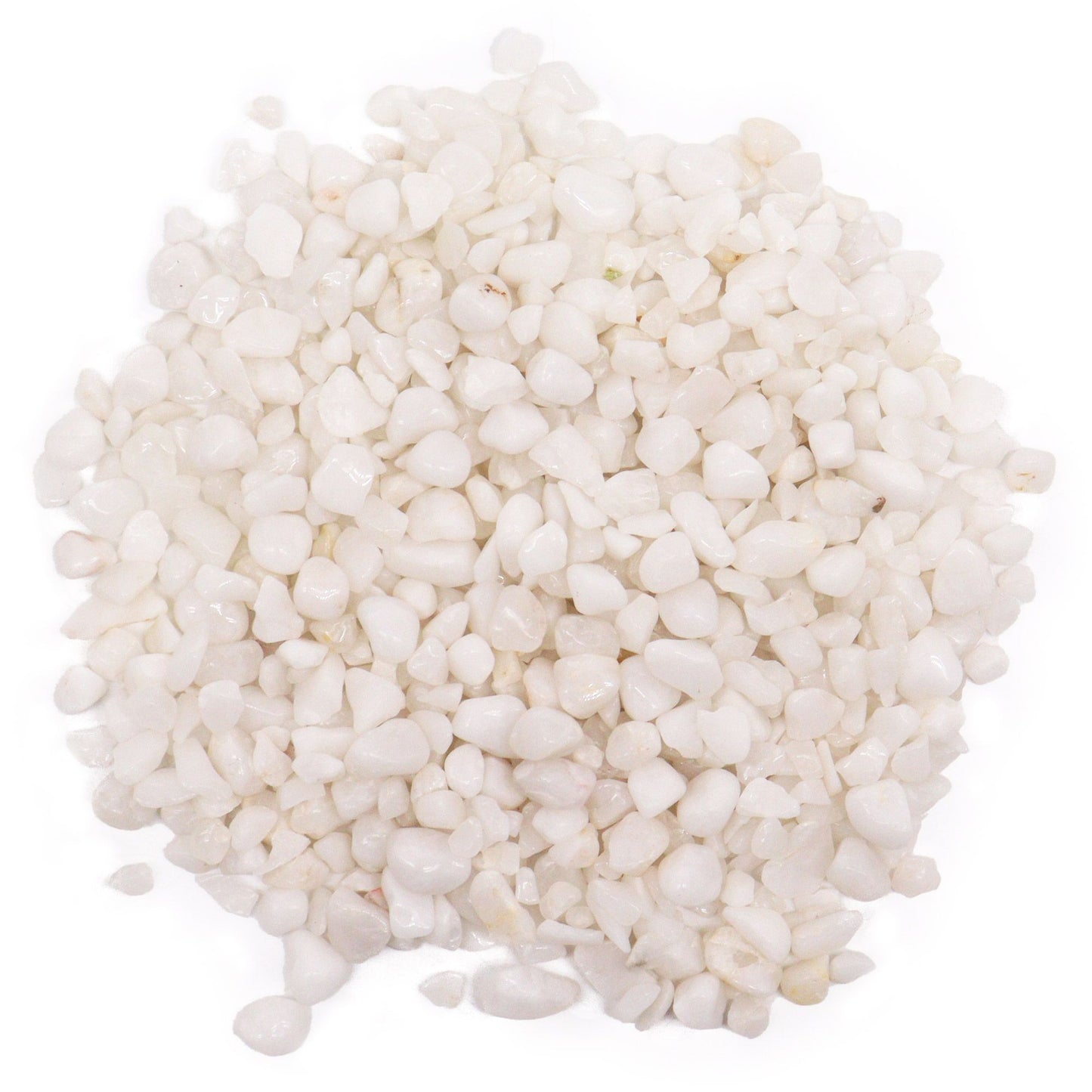 Chips de cuarzo blanco a granel - 1 kg
