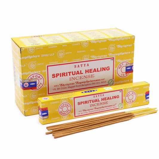 Varillas de Incienso Satya 15gm - Sanación espiritual