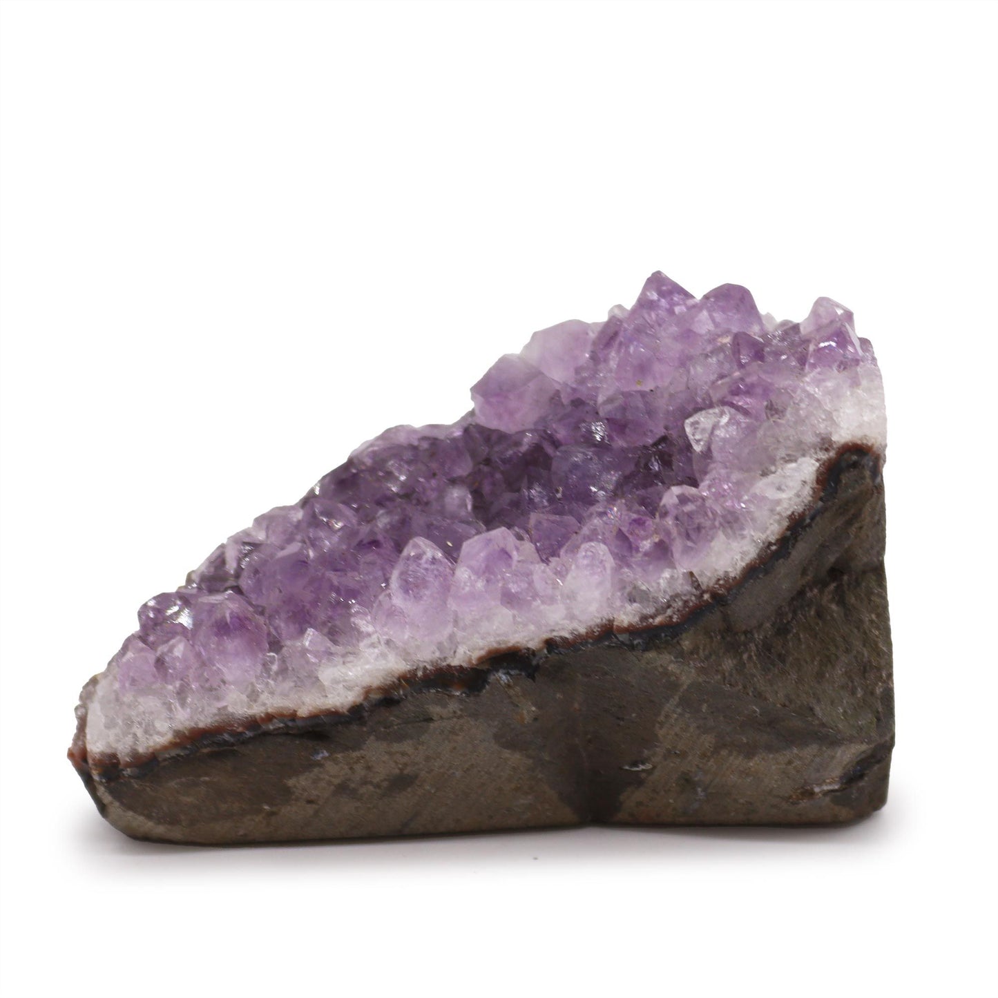 Mediana Piedra Racimo de amatista natural de alta calidad (aprox. 350-450 g, 7.5-10 cm) 