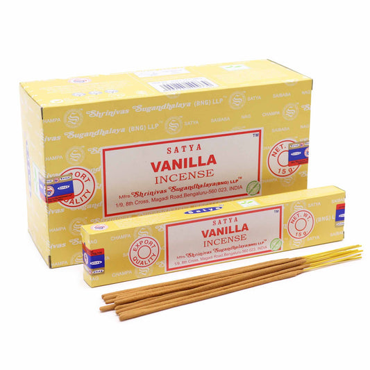 Varillas de Incienso Satya 15gm - Vainilla
