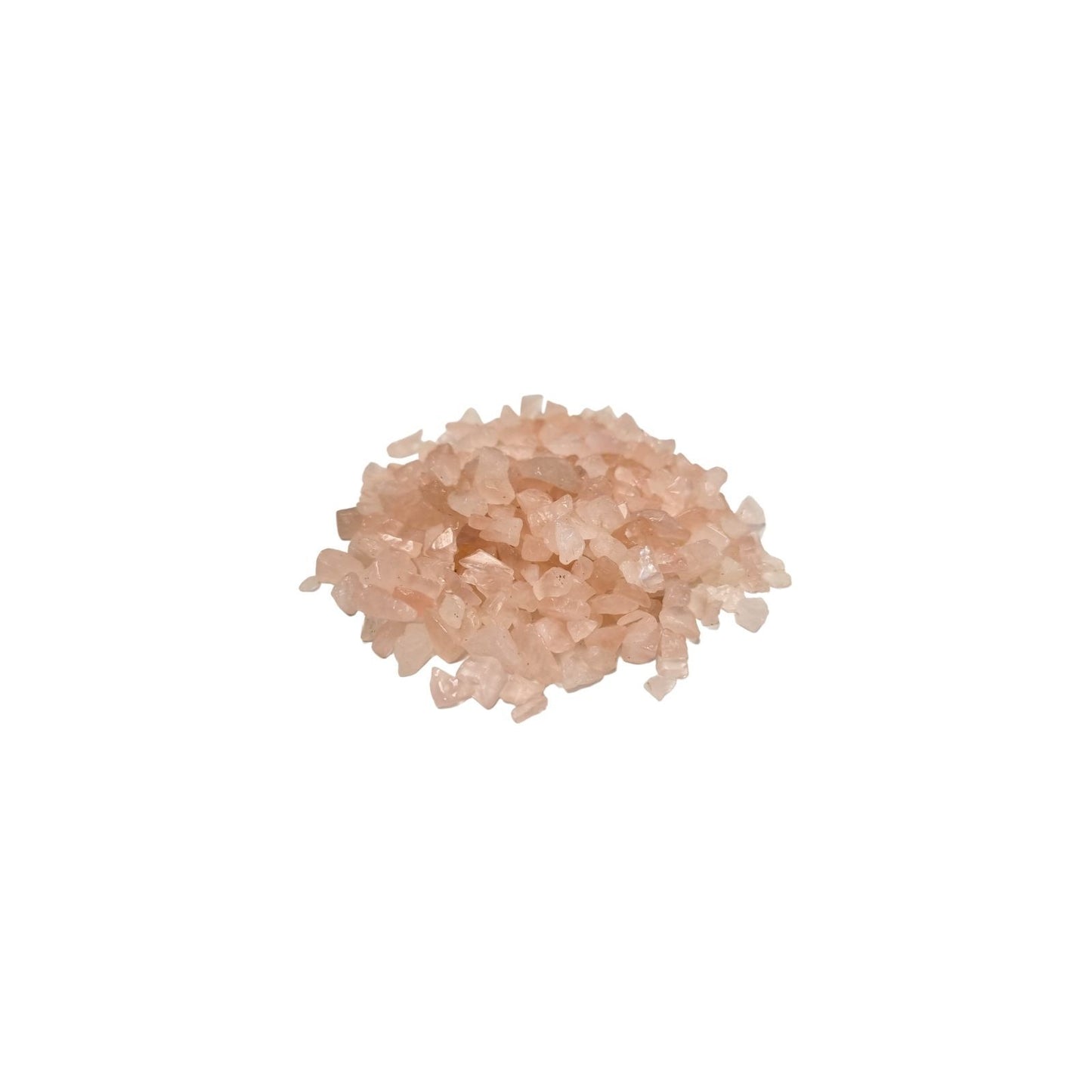 Chips de cuarzo rosa a granel - 1 kg