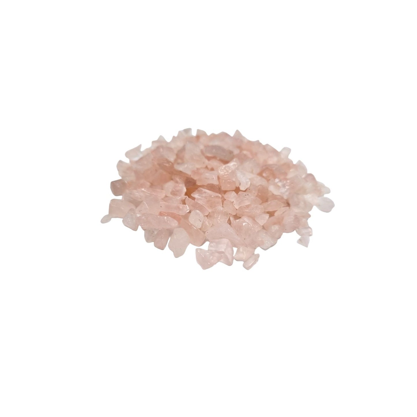 Chips de cuarzo rosa a granel - 1 kg