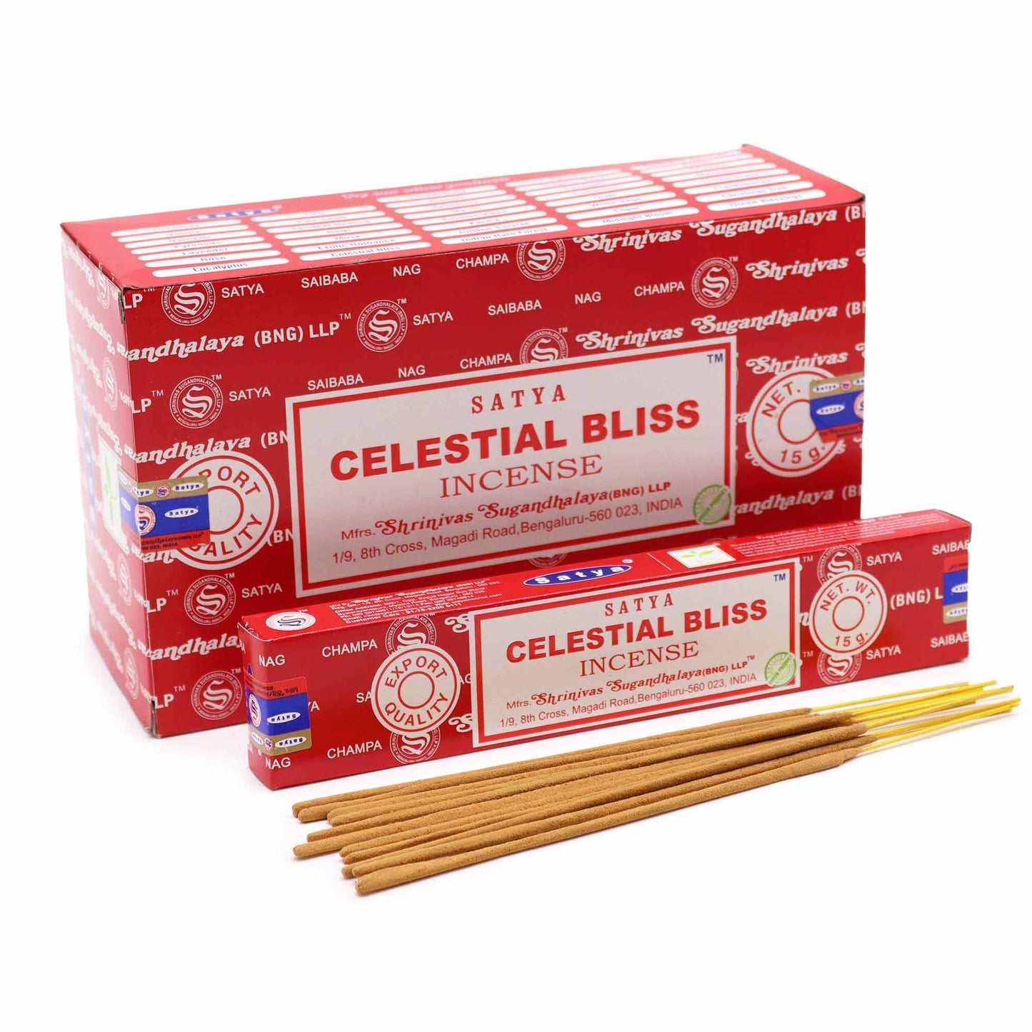 Varillas de Incienso Satya 15g - Bienaventuranza Celestial