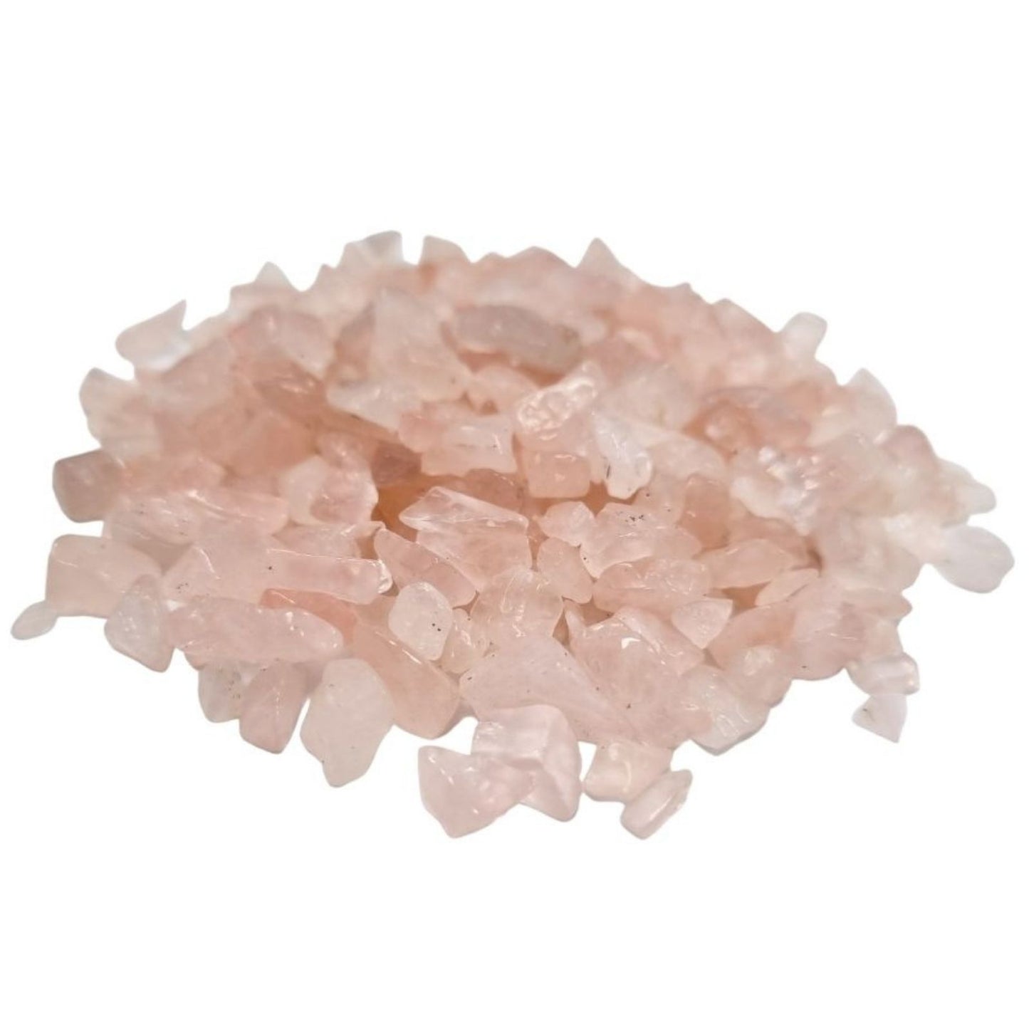 Chips de cuarzo rosa a granel - 1 kg