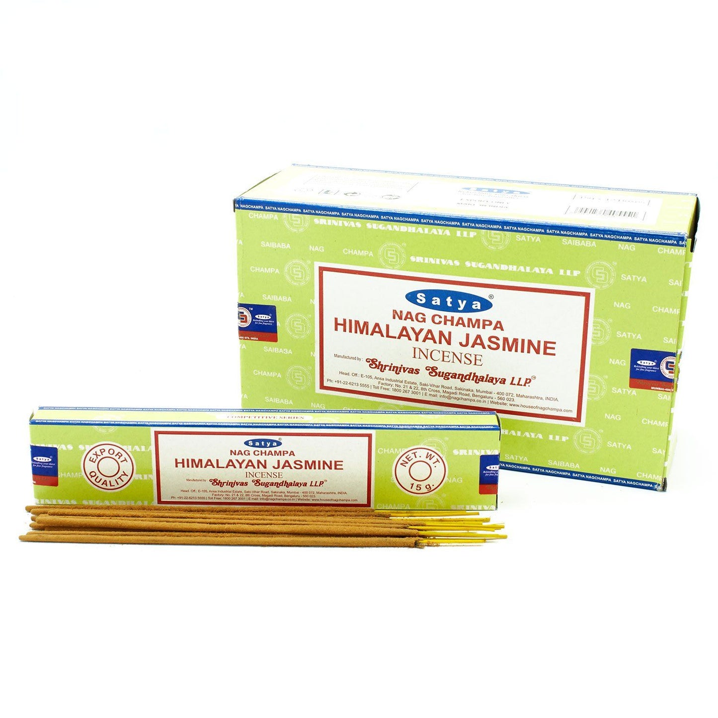 Varillas de Incienso Satya 15g - Jazmín del Himalaya