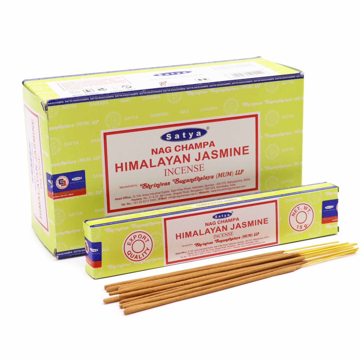 Varillas de Incienso Satya 15g - Jazmín del Himalaya