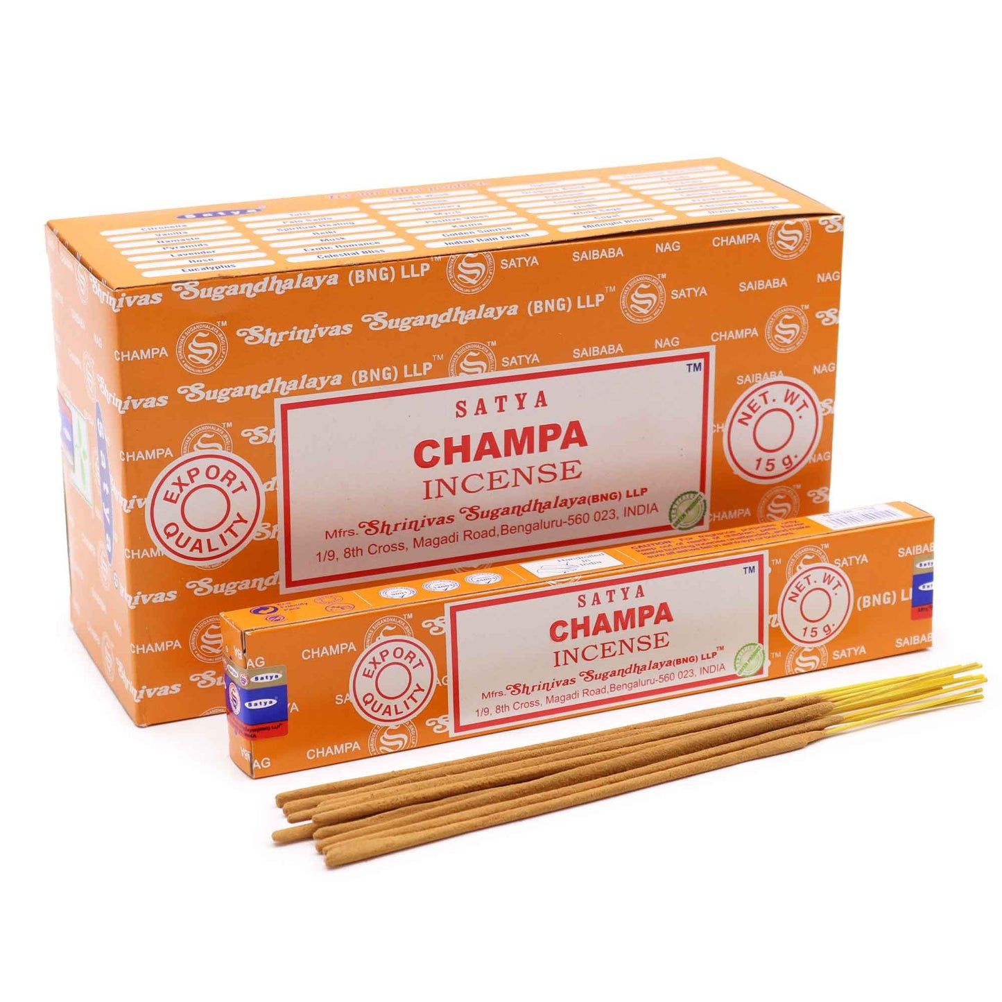 Varillas de Incienso Satya 15gm - Champa
