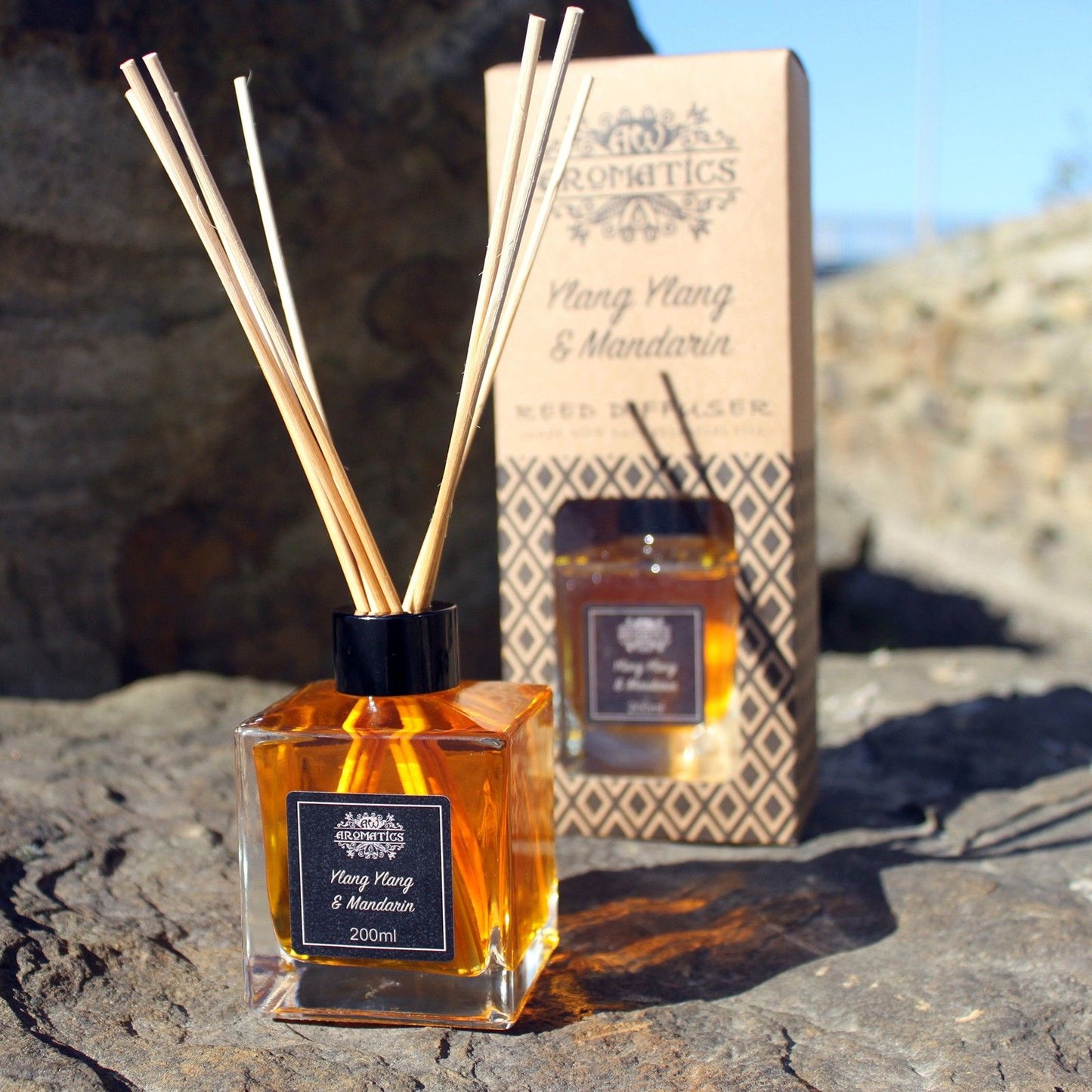 Difusor de Varillas con Aceites Esenciales - Pachulí