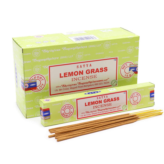 Varillas de Incienso Satya 15gm - La hierba de limón